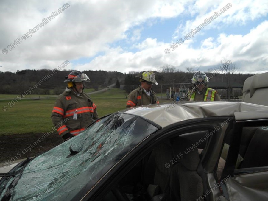 Auto Extrication Training Strykersville Volunteer Fire Company